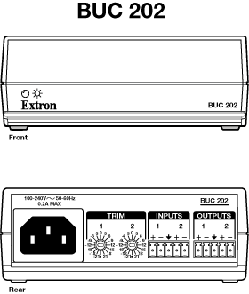 BUC 202 Panel Drawing