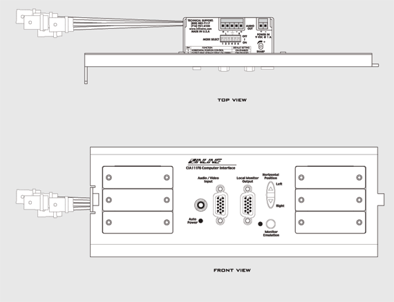 CIA111F6 Panel Drawing