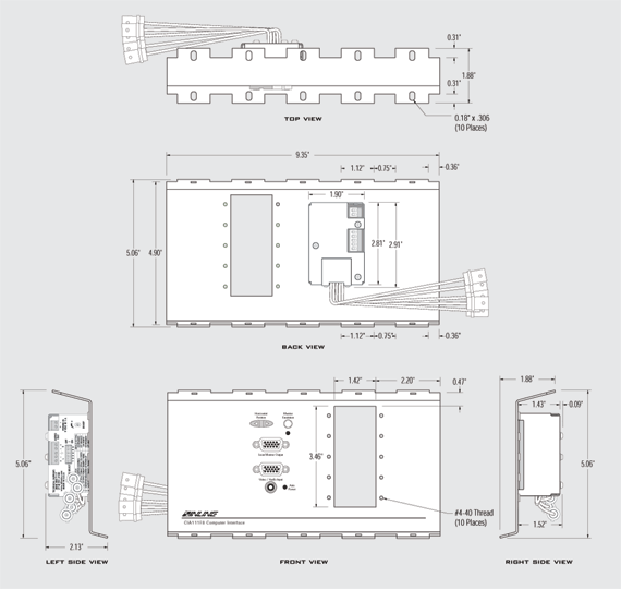 CIA111F8 Panel Drawing