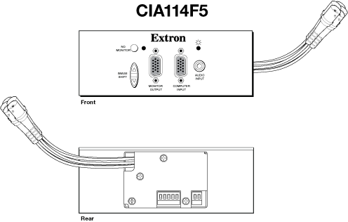 CIA114F5 Panel Drawing