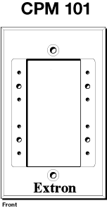 CPM101 Panel Drawing