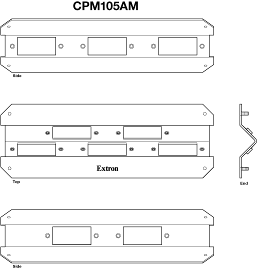 CPM105AM Panel Drawing