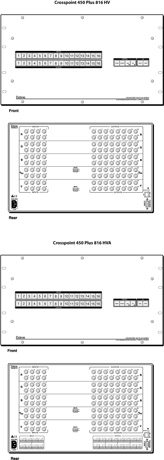 CrossPoint 450 Plus 816 Panel Drawing