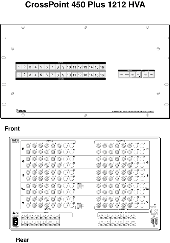 CrossPoint 450 Plus 1212 Panel Drawing