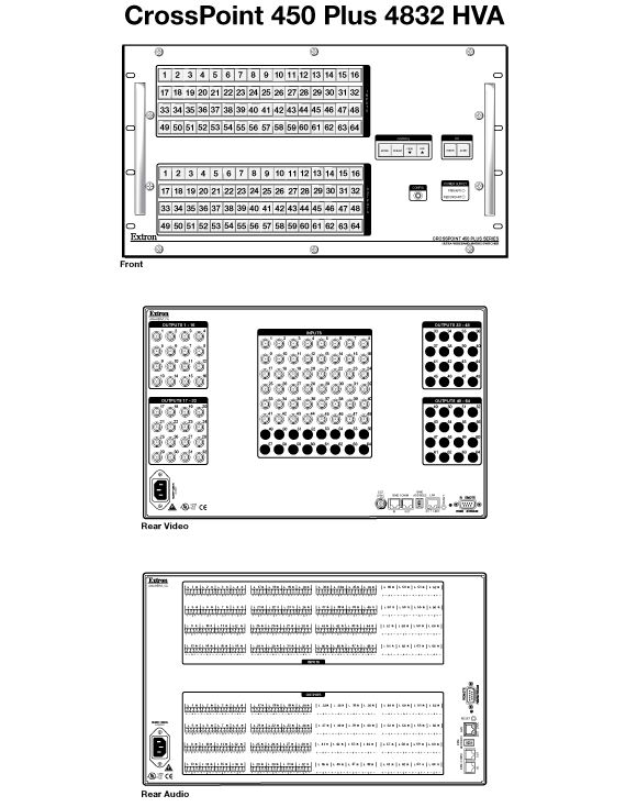 CrossPoint 450 Plus 4832 Panel Drawing