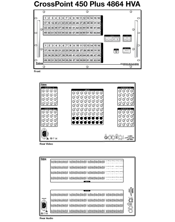 CrossPoint 450 Plus 4864 Panel Drawing