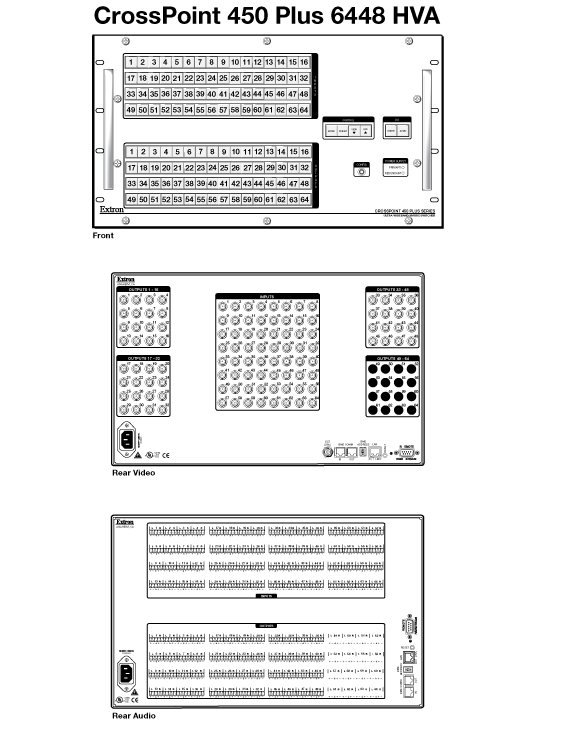 CrossPoint 450 Plus 6448 Panel Drawing