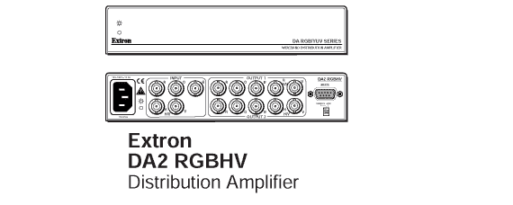 DA2 RGBHV Panel Drawing