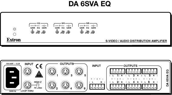 DA  6SVA EQ Panel Drawing