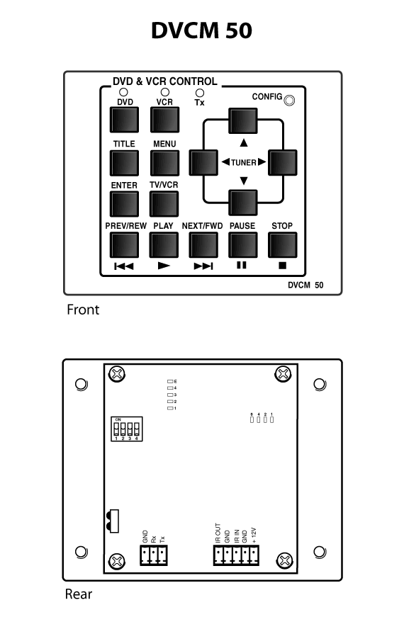 DVCM 50 Panel Drawing