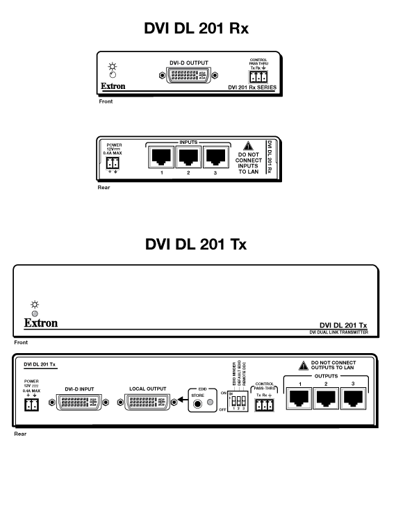 DVI DL 201 Panel Drawing