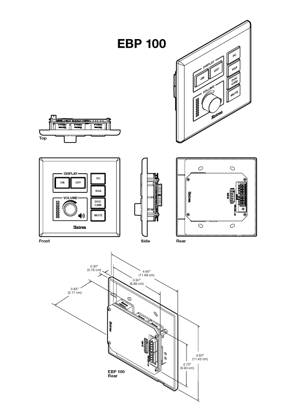 EBP 100 Panel Drawing