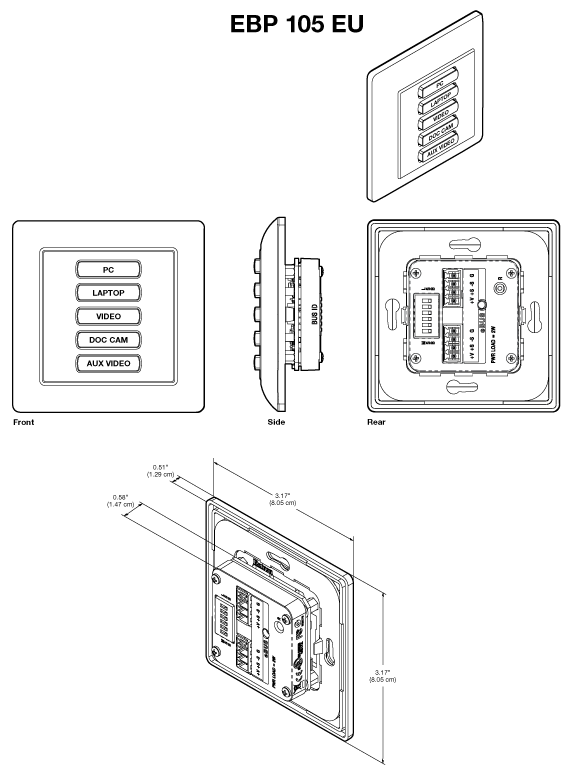 EBP 105 EU Panel Drawing