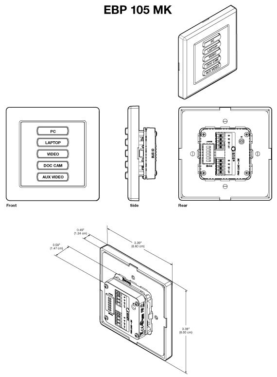 EBP 105 MK Panel Drawing