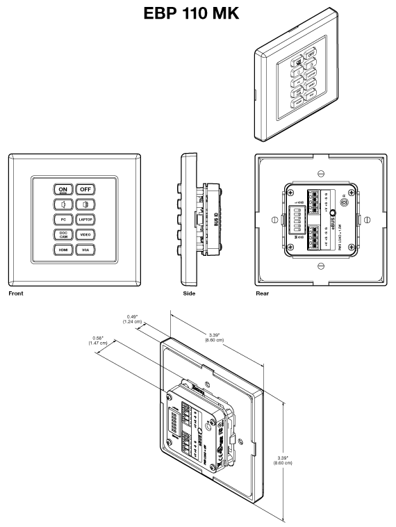 EBP 110 MK Panel Drawing