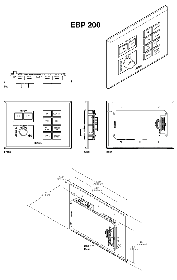 EBP 200 Panel Drawing