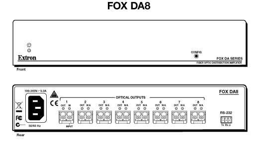 FOX DA8 Panel Drawing