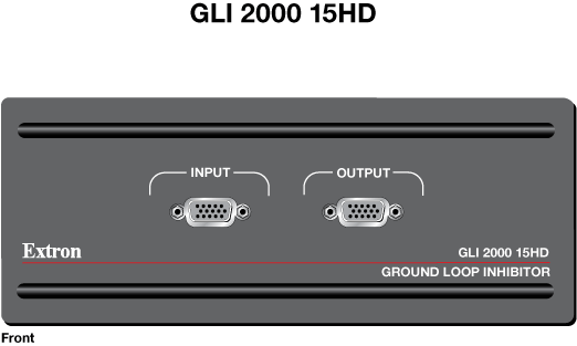 GLI 2000 15HD Panel Drawing