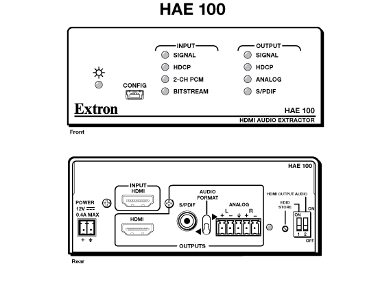 HAE 100 Panel Drawing