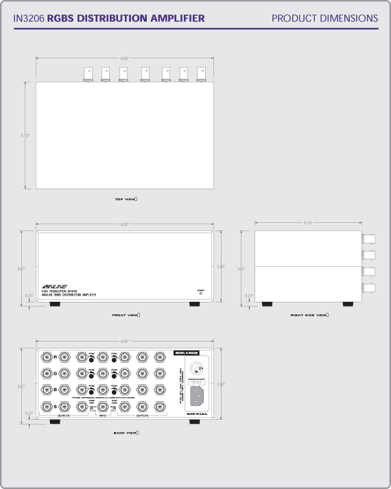 IN3204 Panel Drawing