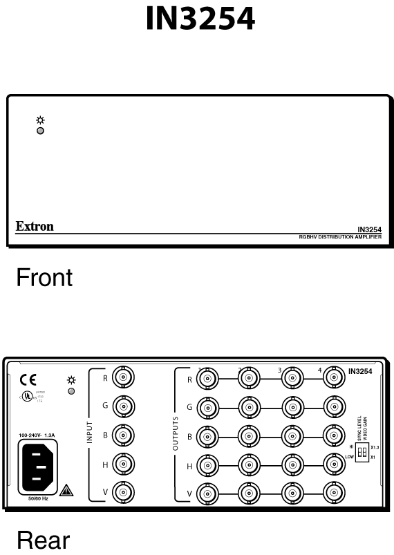 IN3254 Panel Drawing