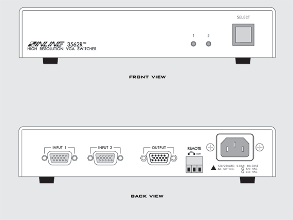 IN3562R Panel Drawing