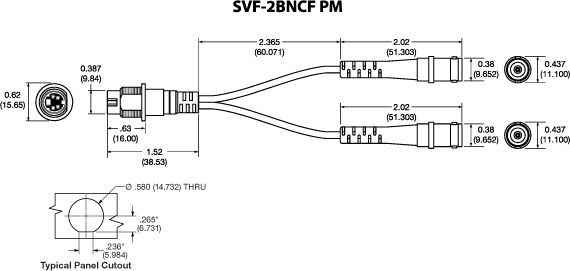 SVF-2BNCF PM Panel Drawing