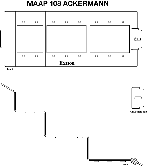 MAAP 108AKM Panel Drawing