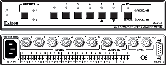 MAV   62 AV Panel Drawing