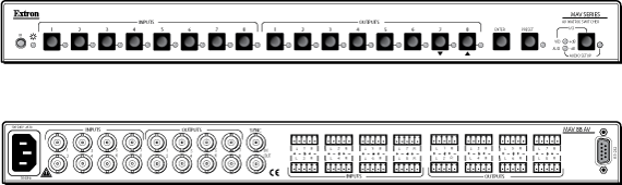 MAV AV Series Panel Drawing