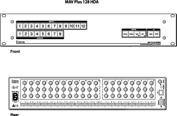 MAV Plus  128 HD Panel Drawing