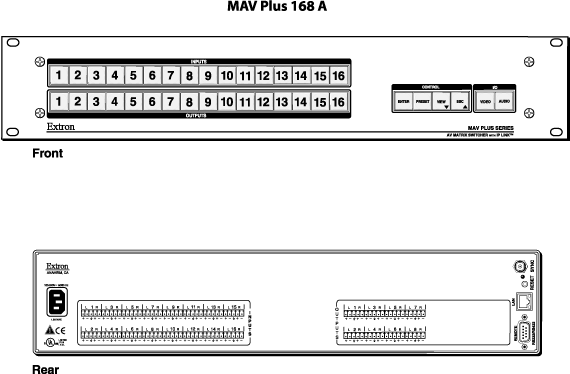 MAV Plus  168 A Panel Drawing