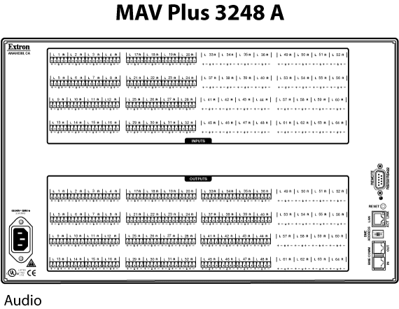 MAV Plus 3248 A Panel Drawing