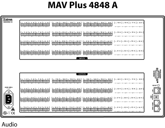 MAV Plus 4848 A Panel Drawing