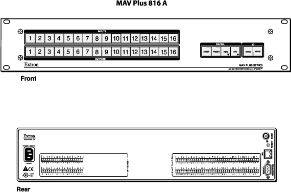 MAV Plus   816 A Panel Drawing