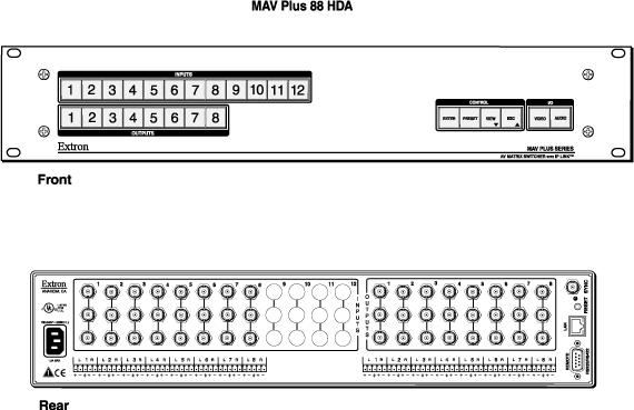 MAV Plus    88 HD Panel Drawing