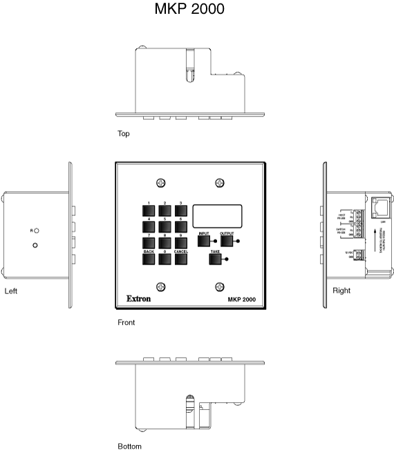 MKP 2000 Panel Drawing