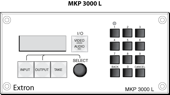 MKP 3000 L Panel Drawing