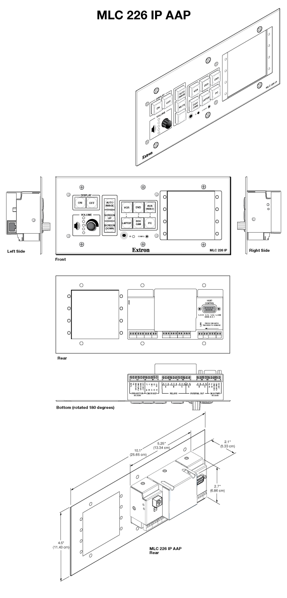 MLC 226 IP AAP Panel Drawing