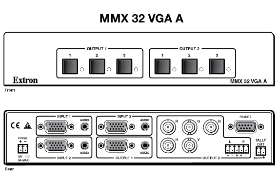 MMX 32 VGA A Panel Drawing