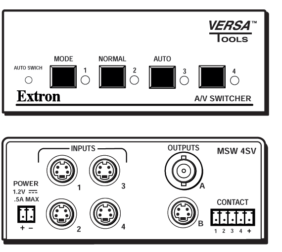 MSW 4SV Panel Drawing