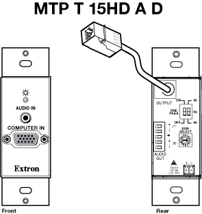 MTP T 15HD A D Panel Drawing