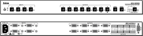 MVX    48 VGA A Panel Drawing