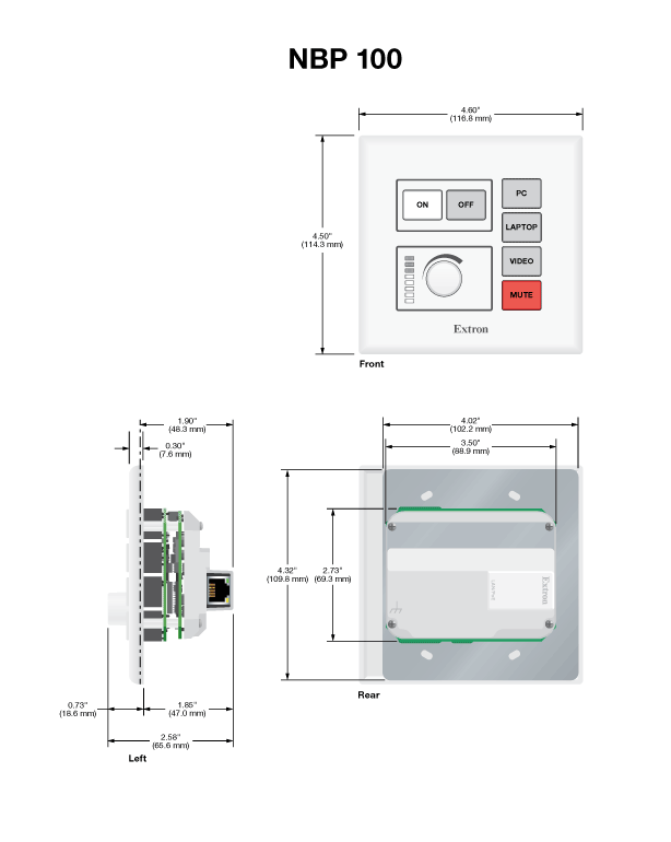 NBP 100 Panel Drawing