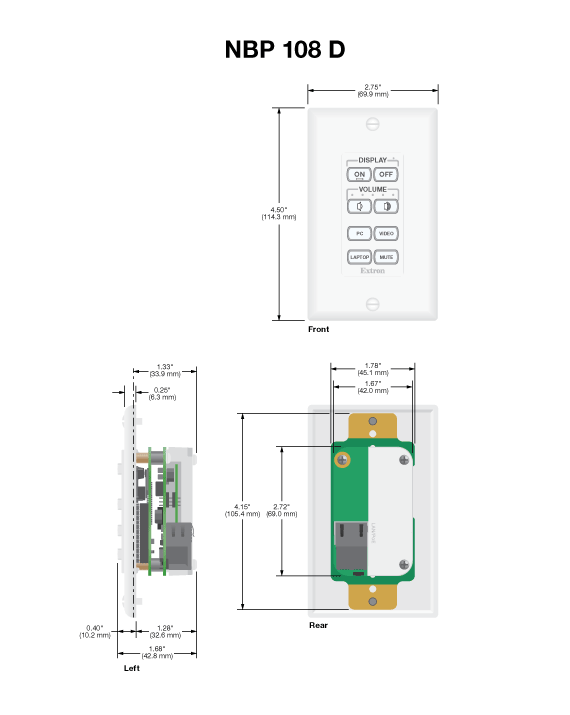 NBP 108 D Panel Drawing