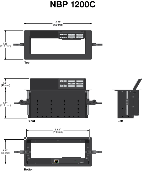 NBP 1200C Panel Drawing