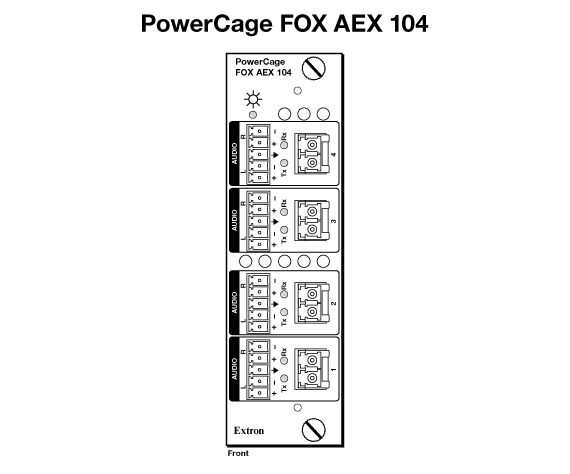 PowerCage FOX AEX 104 Panel Drawing