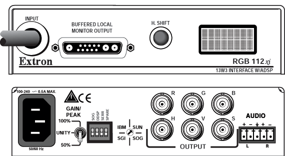 RGB 112xi Panel Drawing