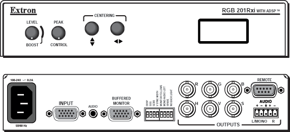 RGB 201 Rxi Panel Drawing