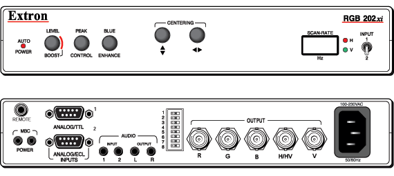 RGB 202xi Panel Drawing